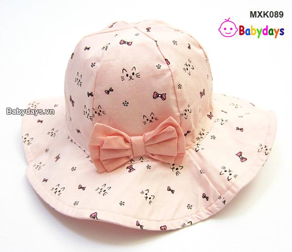 Mũ nón rộng vành cho bé mxk089