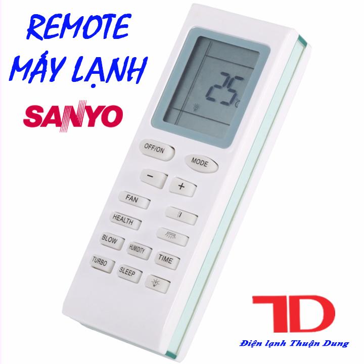 Remote điều hòa dành cho máy lạnh SANYO, Điện Lạnh Thuận Dung