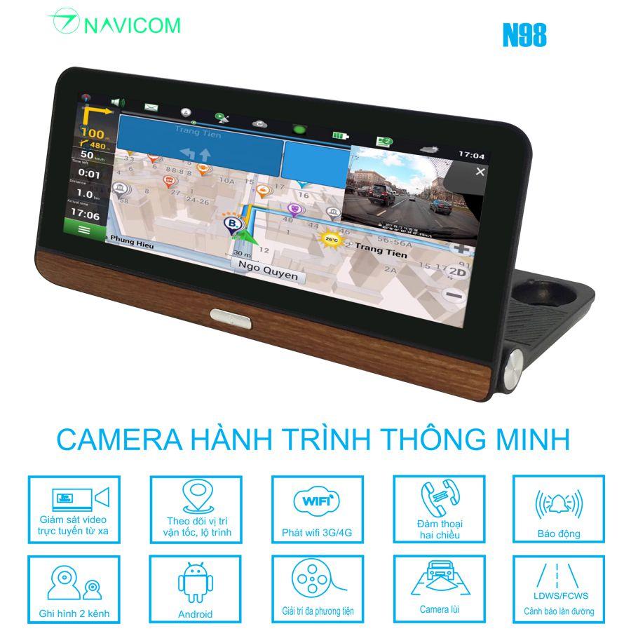 NAVICOM N98 - CAMERA HÀNH TRÌNH THÔNG MINH ĐẶT TAPLO