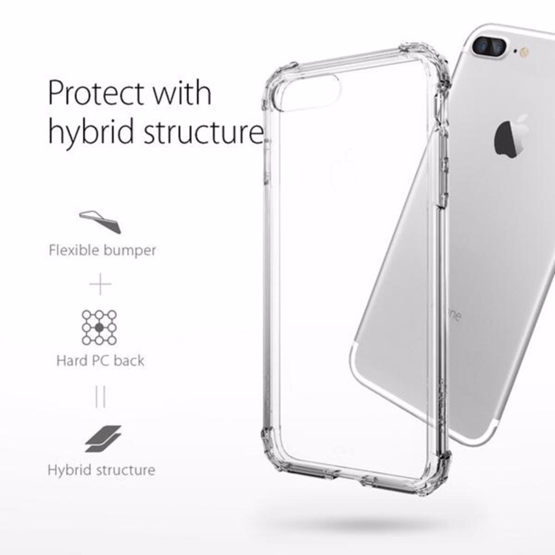Ốp chống sốc lưng trong suốt Spigen Crystal Shell cho IPHONE 7 PLUS / 8 PLUS