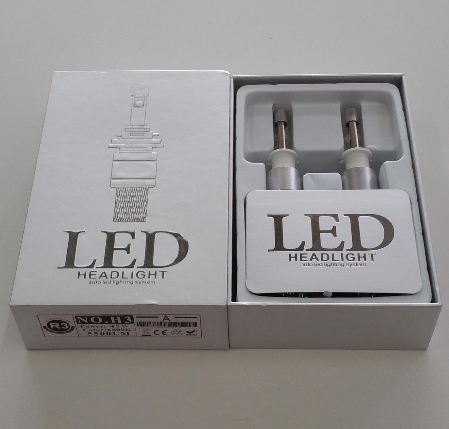 Cặp bóng đèn Led xe chân H1 - Cree XHP50 R3 - Sáng trắng 6000k