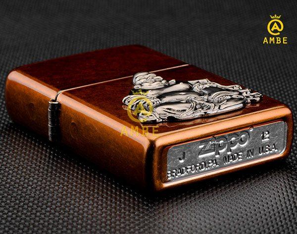 Bật lửa Zippo Mỹ hình Phật Di Lặc 21195