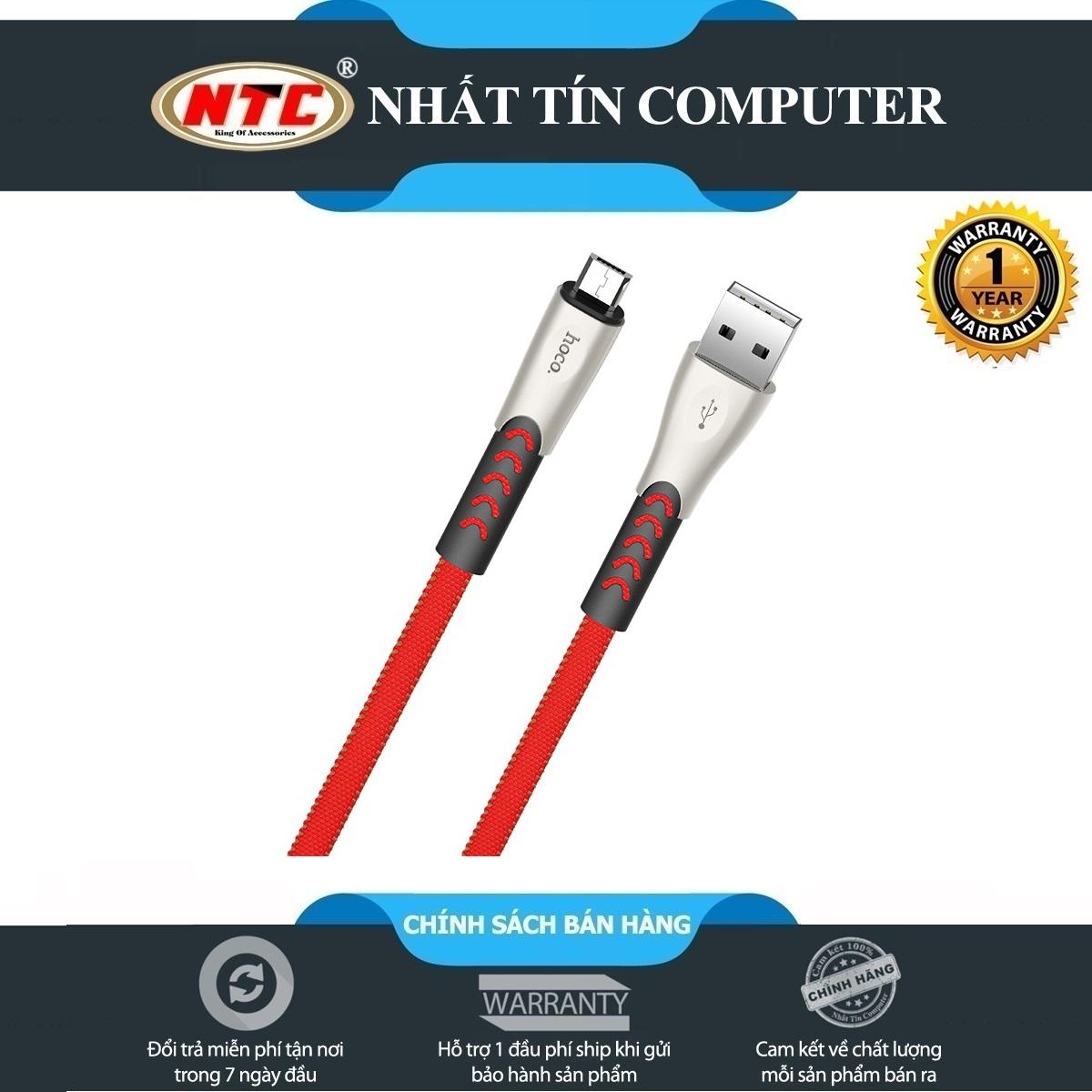 Cáp sạc nhanh và truyền dữ liệu Hoco U48 cổng microUSB - Hãng phân phối chính thức
