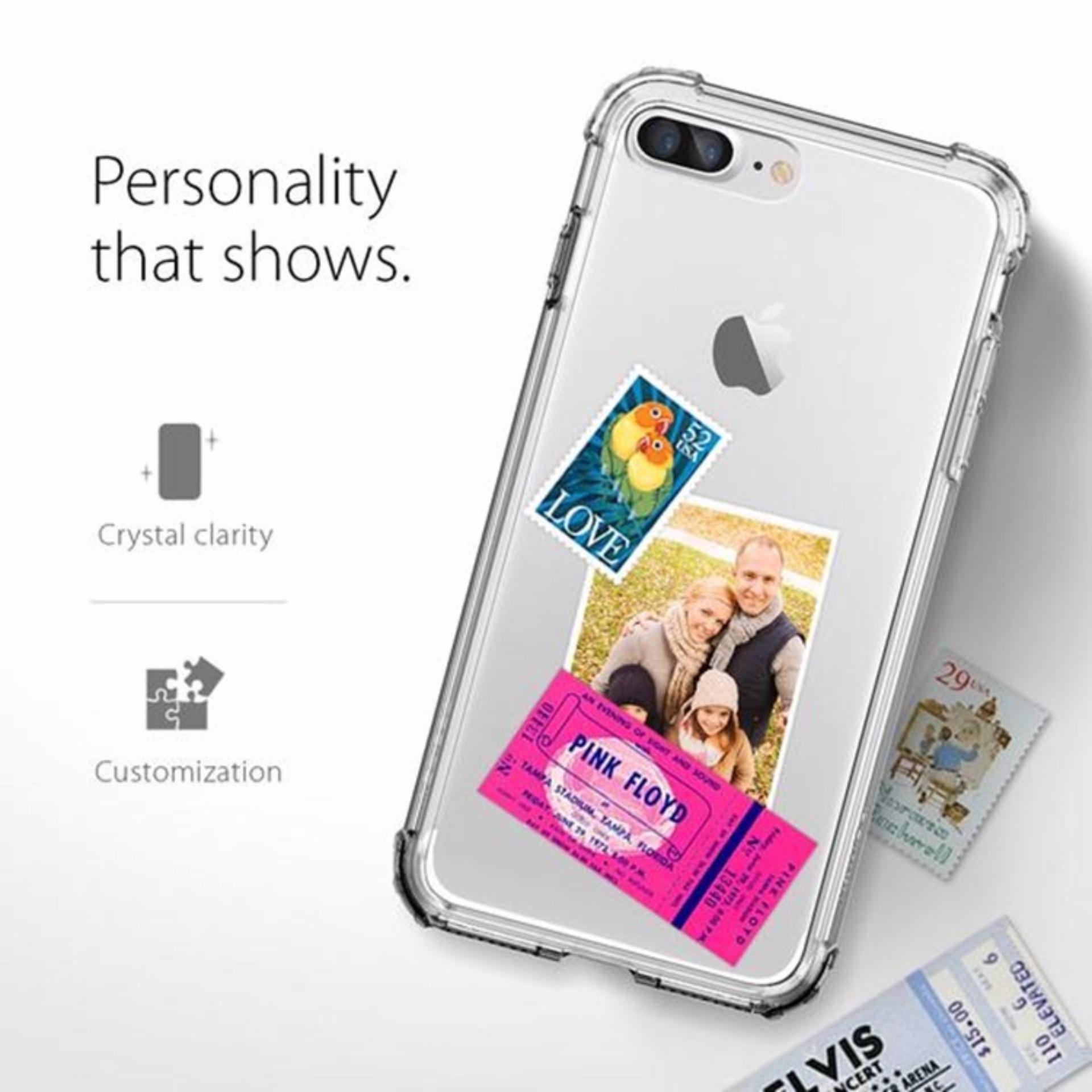 Ốp chống sốc lưng trong suốt Spigen Crystal Shell cho IPHONE 7 PLUS / 8 PLUS