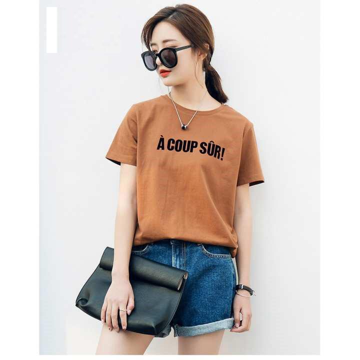 Áo thun nữ cao cấp form rộng thời trang cá tính