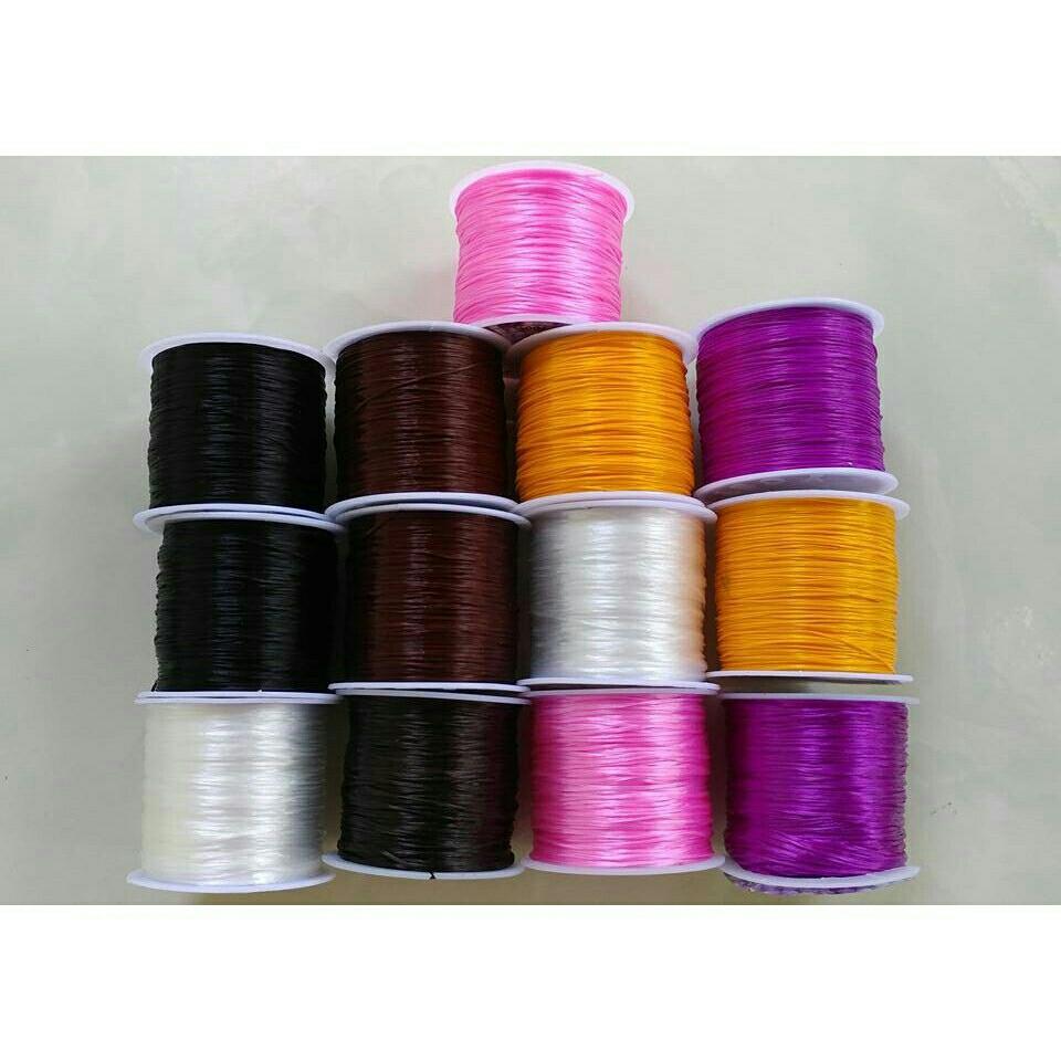 Cuộn chun xâu chuỗi màu tím