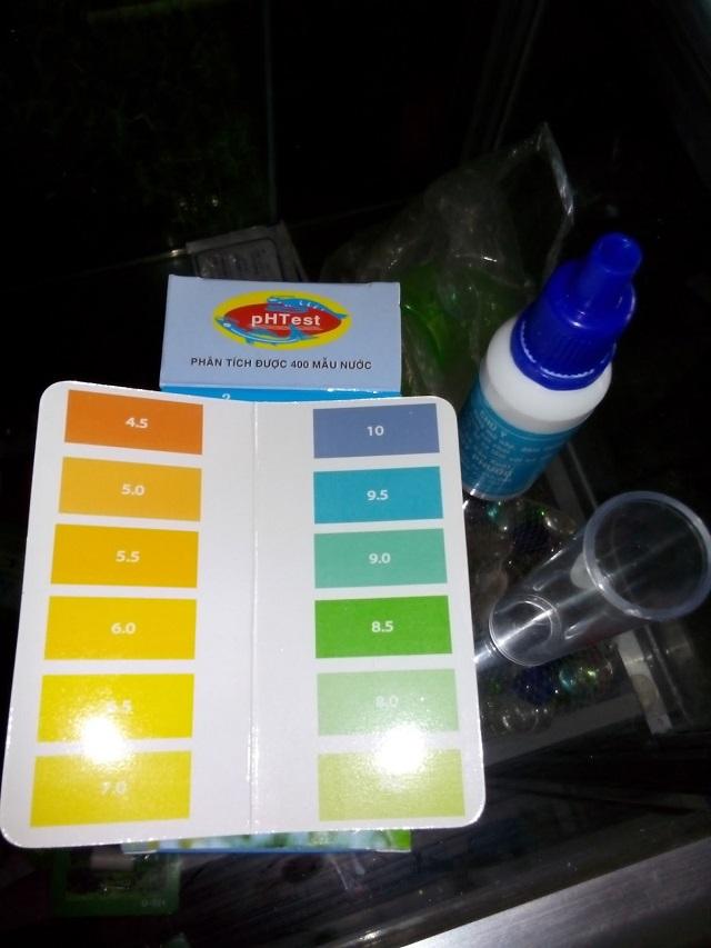 Bộ kiểm tra PH cho nước bể cá cảnh