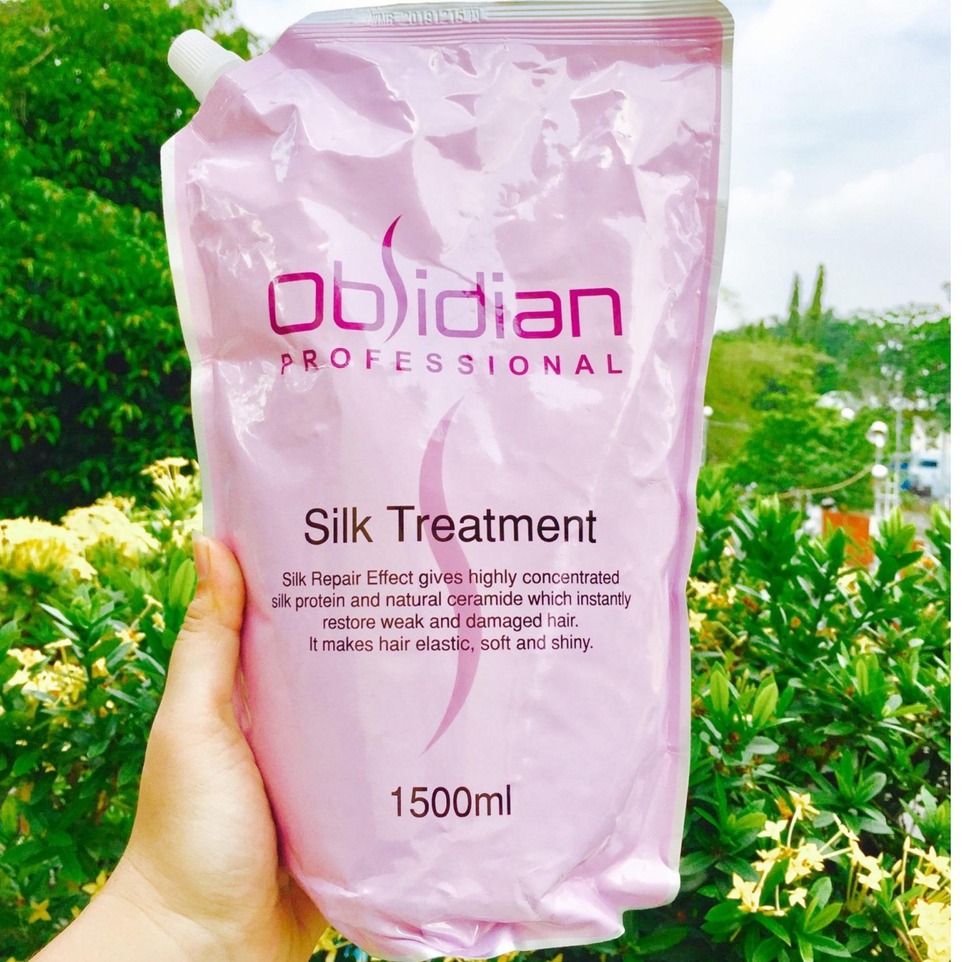 [HCM]Hấp dầu dưỡng tóc siêu mềm mượt Obsidian Silk Treatment 1500ml