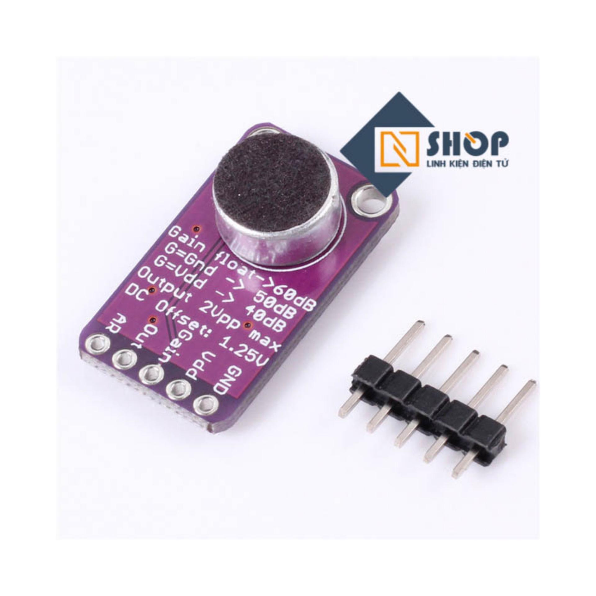 Cảm Biến Âm Thanh MAX9814 Tích Hợp AGC