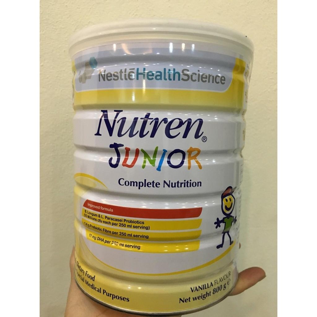 Sữa nutren junior tăng cân cho bé hộp 800g
