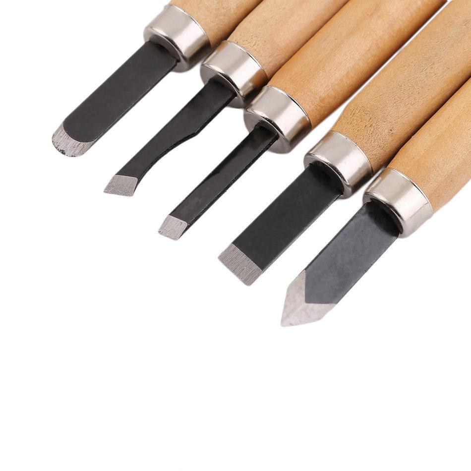 Bộ 12 dao khắc gỗ, tiện gỗ