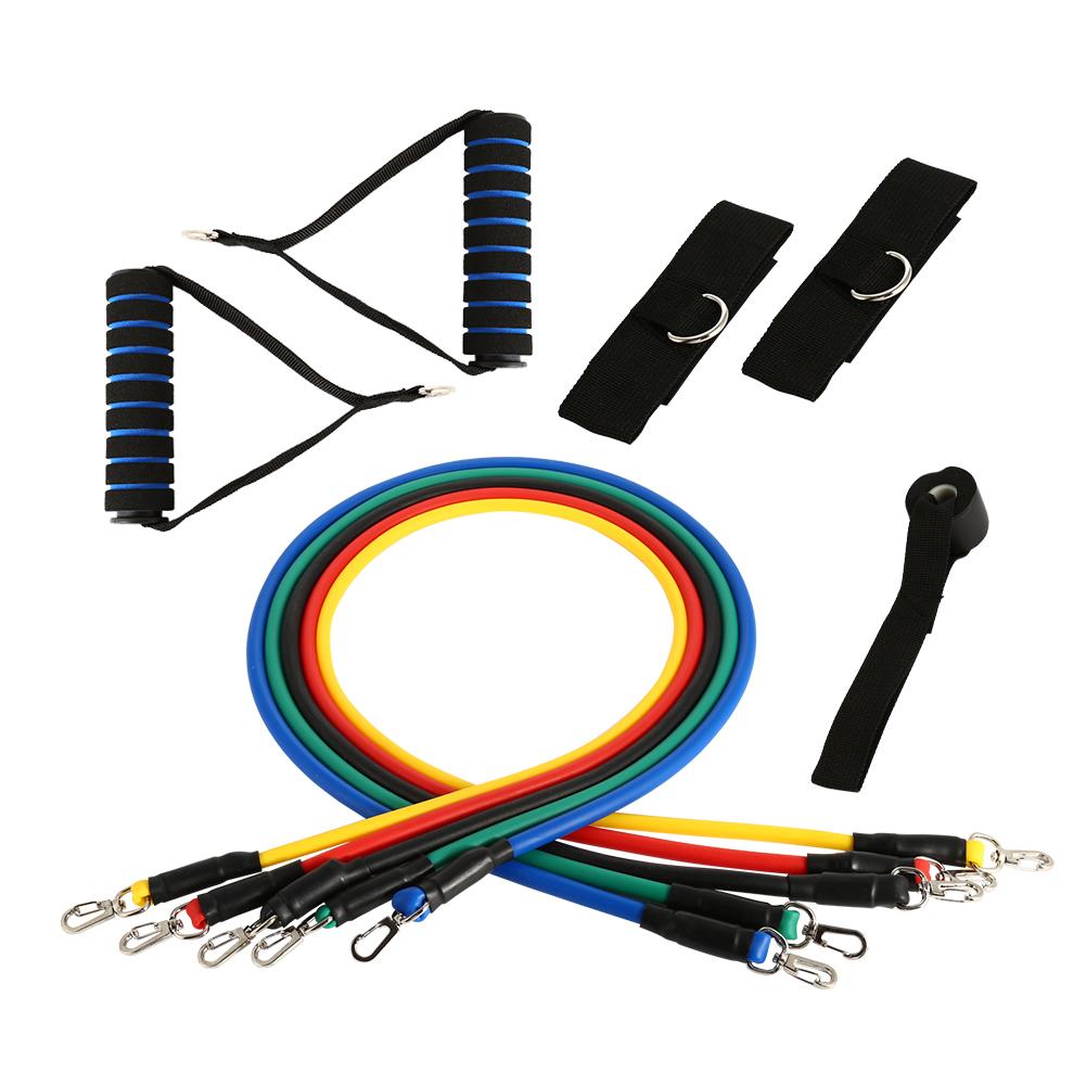 Elastic Training Rope Fitness Workout Exercise Elastic Resistance Band Pull Rope Yoga Pilates ...