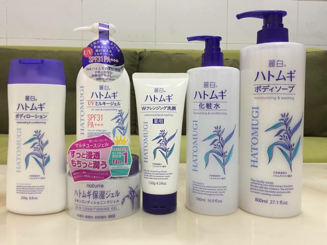 [HCM]Sữa tắm Hatomugi 800ml