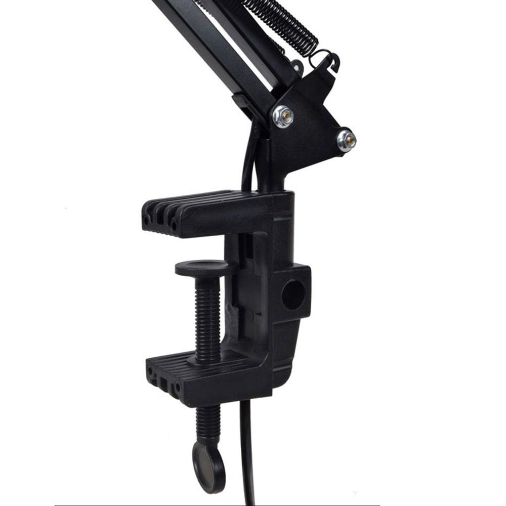 MagicWorldMall Swing Arm Clamp Table Desk Lamp Light Office Studio Home Lighting Fixture Black