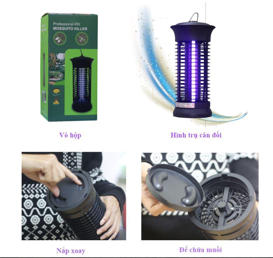 Combo 2 đèn bắt muỗi và côn trùng UV thông minh Killer