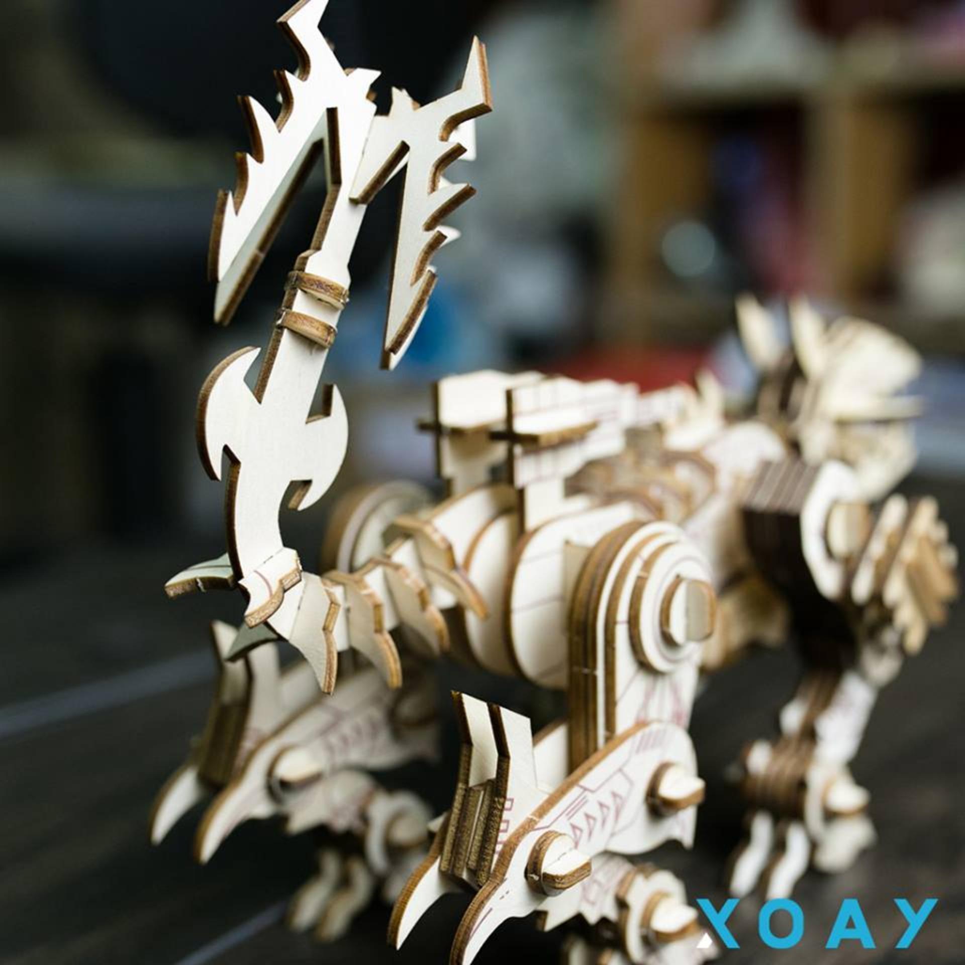 Đồ chơi lắp ráp gỗ 3D Mô hình Mô hình Khủng long Robot Ravage