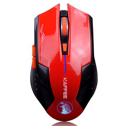 Chuột Azzor Eagle Pin Sạc Không Dây Version 3 + Tặng miếng lót chuột (Màu Đỏ)