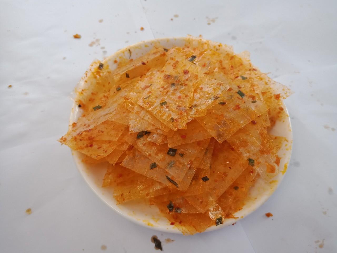 1Kg  Bánh Tráng Trộn Sa Tế Khô Bò