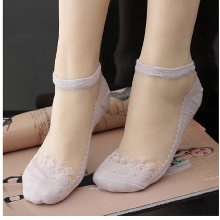 Combo 10 đôi tất ren công chúa cổ ngắn cho nữ