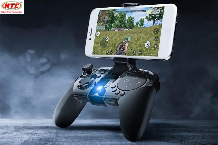 Tay cầm chơi game Bluetooth Gamesir G5 cho Android/ iOS - Hỗ trợ game Online (Liên Quân FreeFire...) (Đen) Nhất Tín Computer