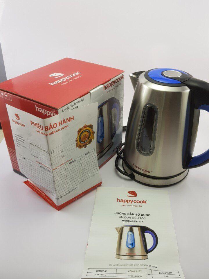 [HCM]Ấm đun siêu tốc HappyCook HEK-171 (Bạc)