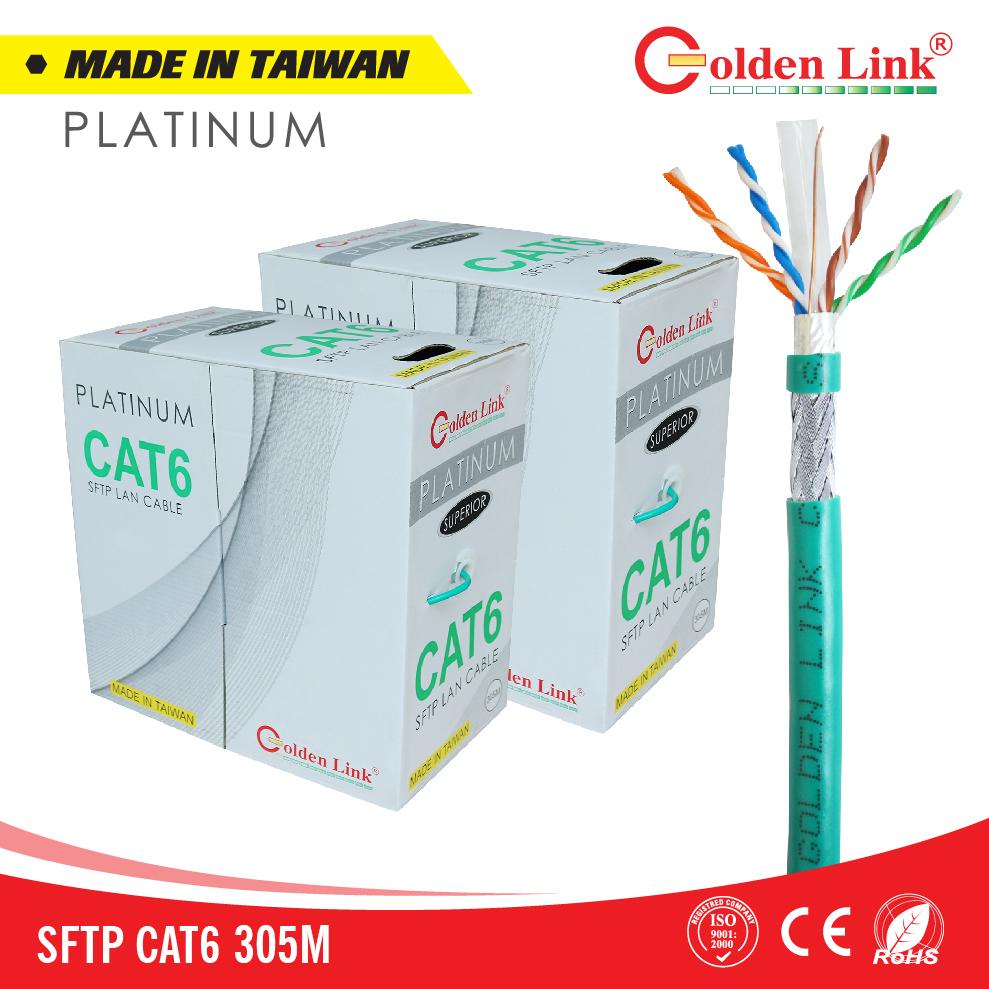 Cáp mạng Golden Link SFTP Cat 6e 305m