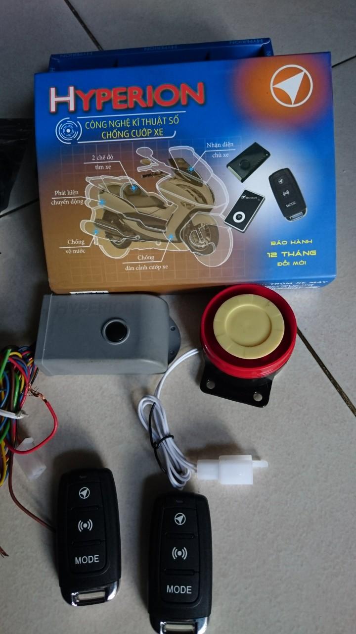 bộ chống trộm HYPERION PLUS, NHẬP PASSWORD KHẨN CẤP (dùng cho smartkey hoặc khoá cơ)