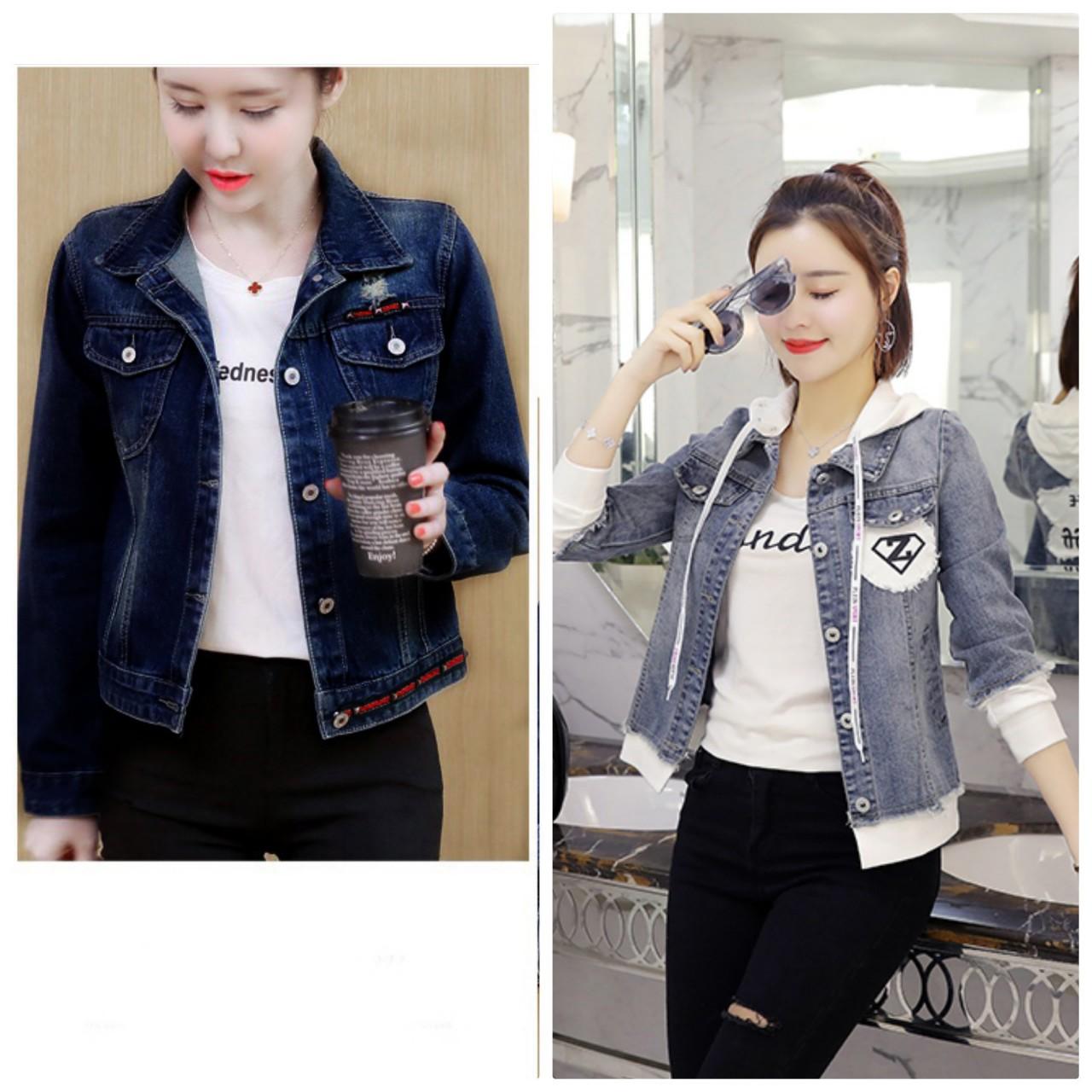 [HCM] ÁO KHOÁC JEANS NỮ PHỐI NÚT BEYEU1688 - BY1060