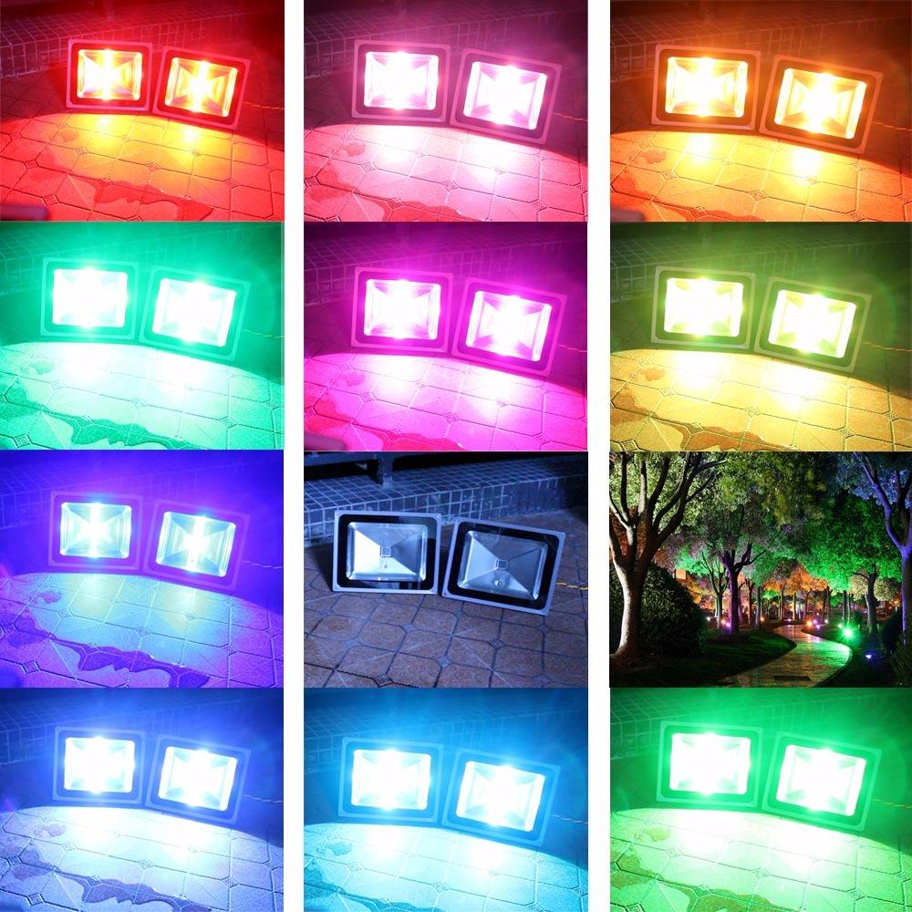 Đèn pha led 16 màu trang trí Spotlight 30w - bảo hành 12 tháng(có điều khiển)