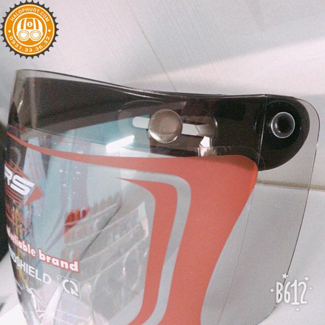 [HCM]Kính chắn gió GRS cho nón bảo hiểm 3/4 (Khói Trà)