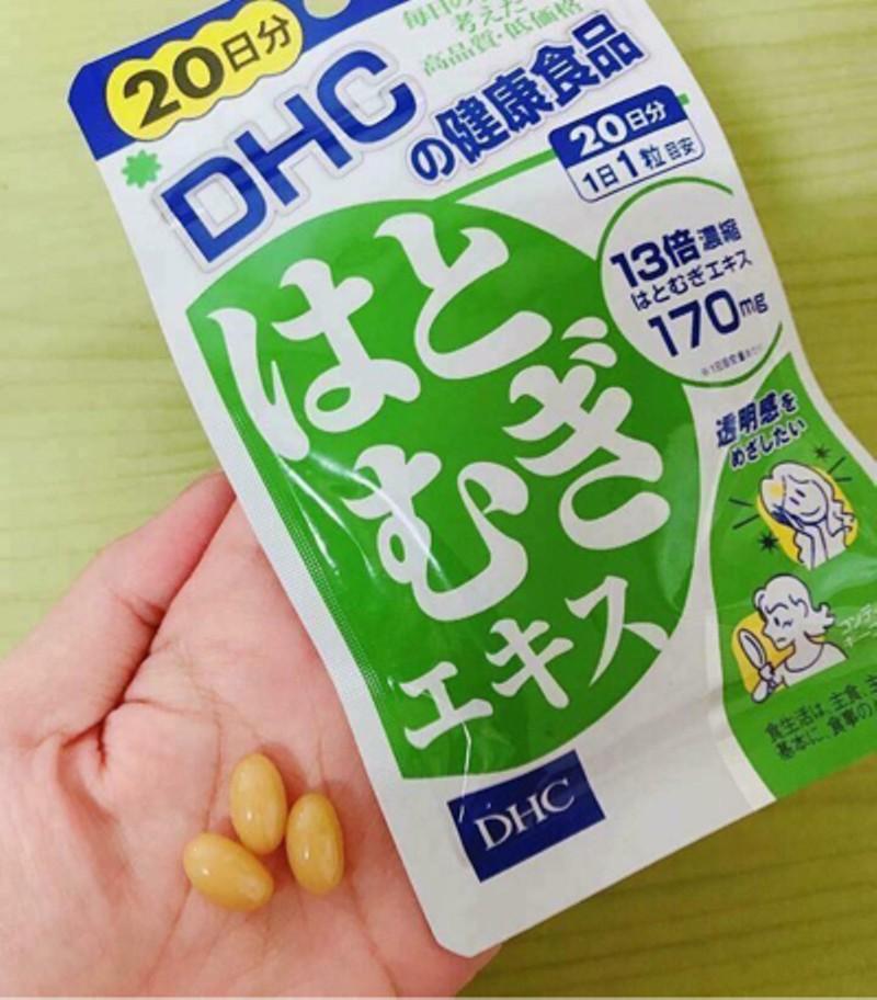 viên uống trắng da dhc 20 ngày