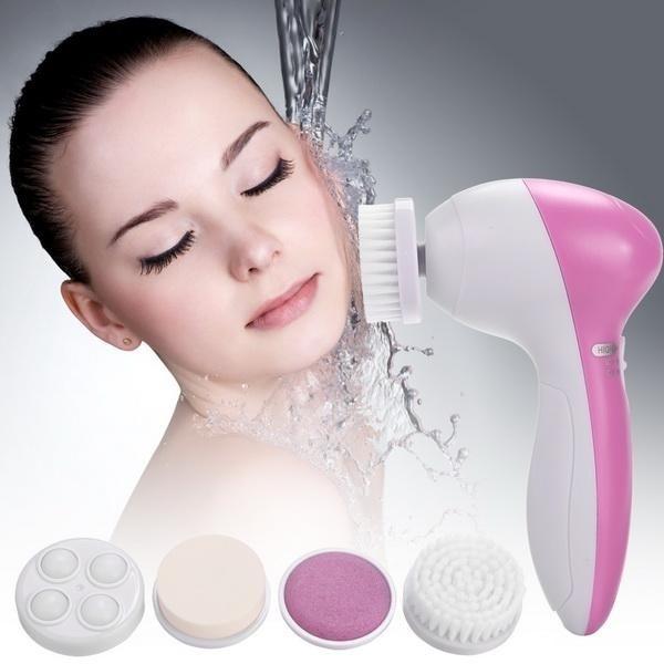Máy rửa mặt massage 5 trong 1
