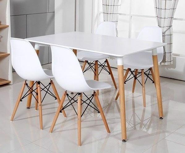 Kachi – Bàn chữ nhật Eames FT-70 (BE4) màu trắng