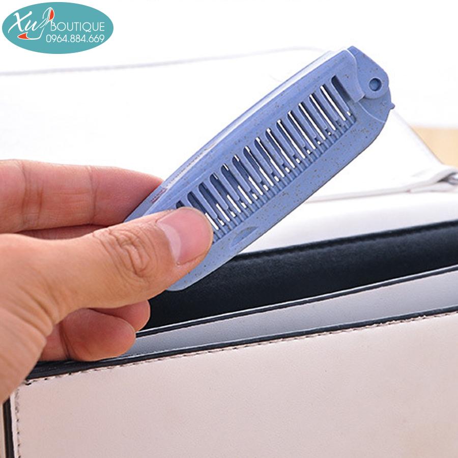 Lược Chải Tóc Mini  Lược Chải Tóc Gỡ Rối Dạng Gấp Nhỏ Gọn