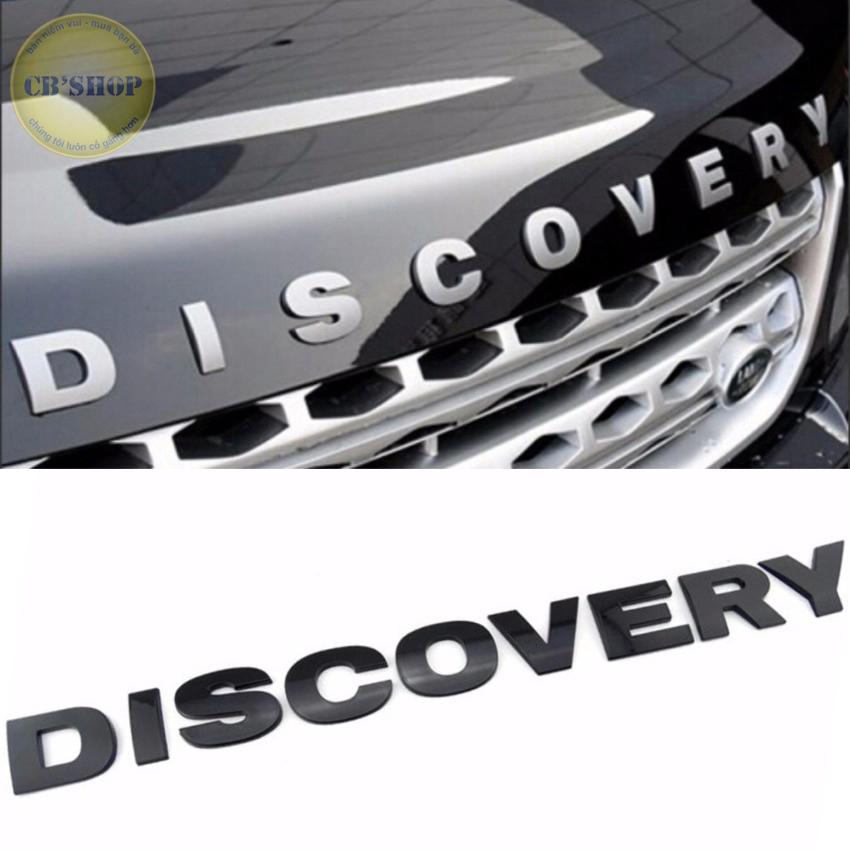 Chữ DISCOVERY 3D nổi trang trí ô tô (Màu Đen)