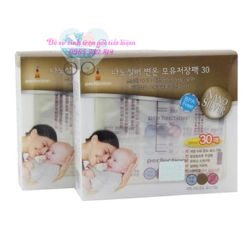 Túi trữ sữa hộp 30 túi NANO SILVER