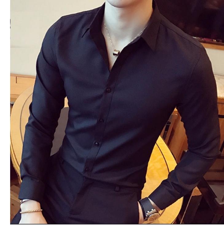 [HCM]Áo sơ mi nam dài tay Đỏ đô