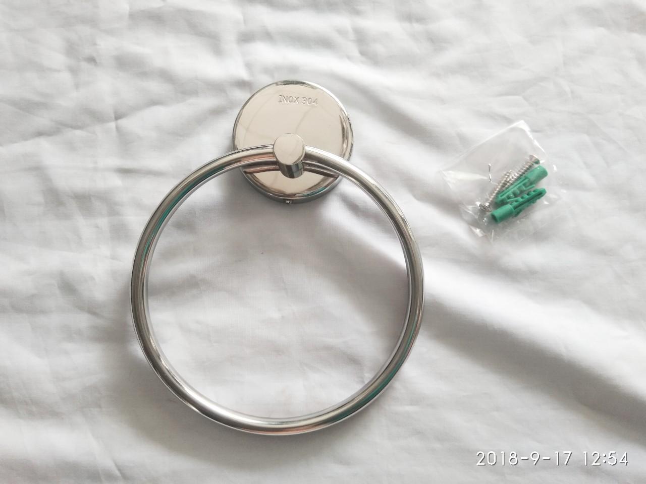 [HCM]Vòng treo khăn inox 304