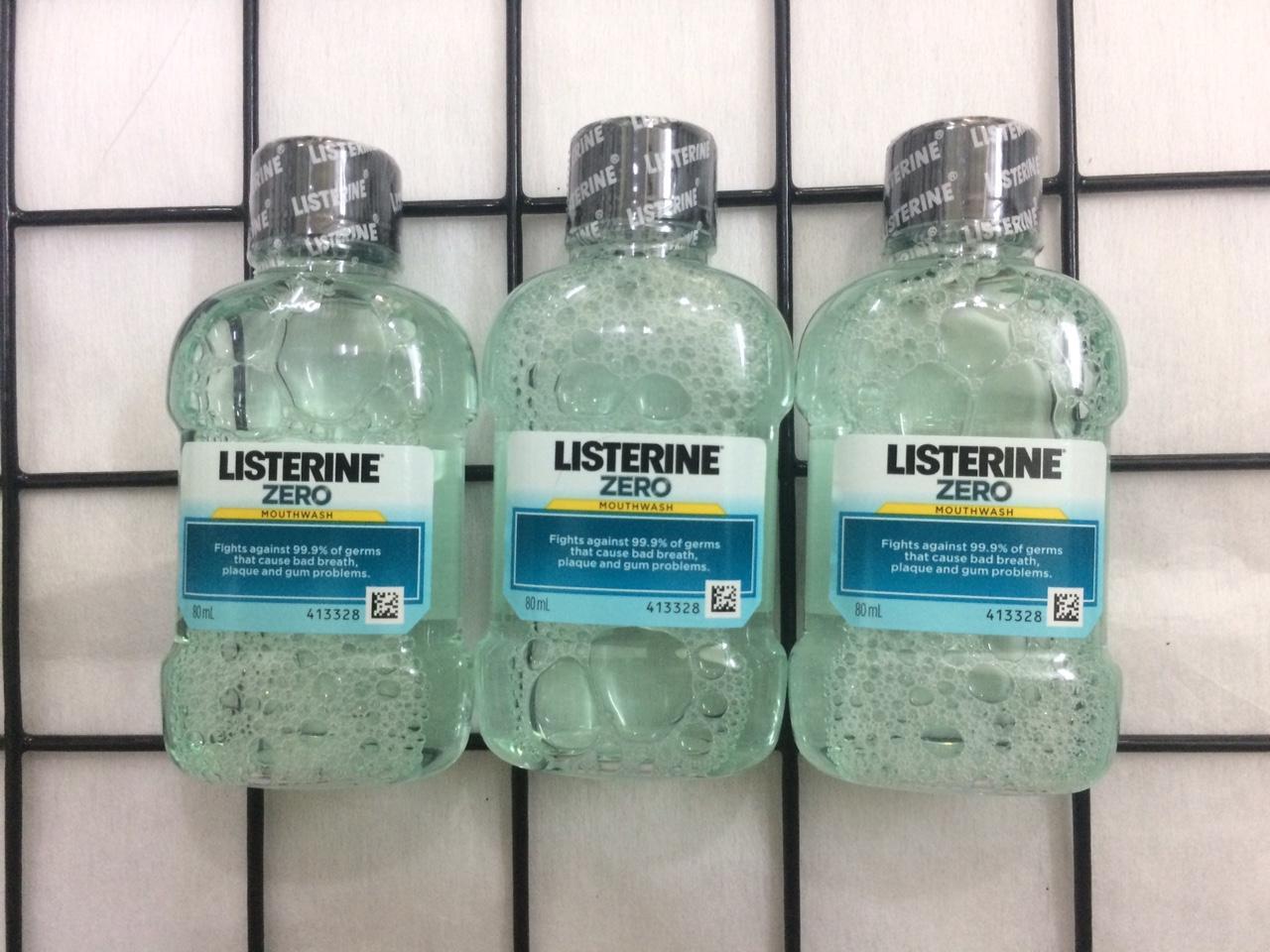 [HCM]Combo 3 Nước súc miệng listerine 80ml/ chai