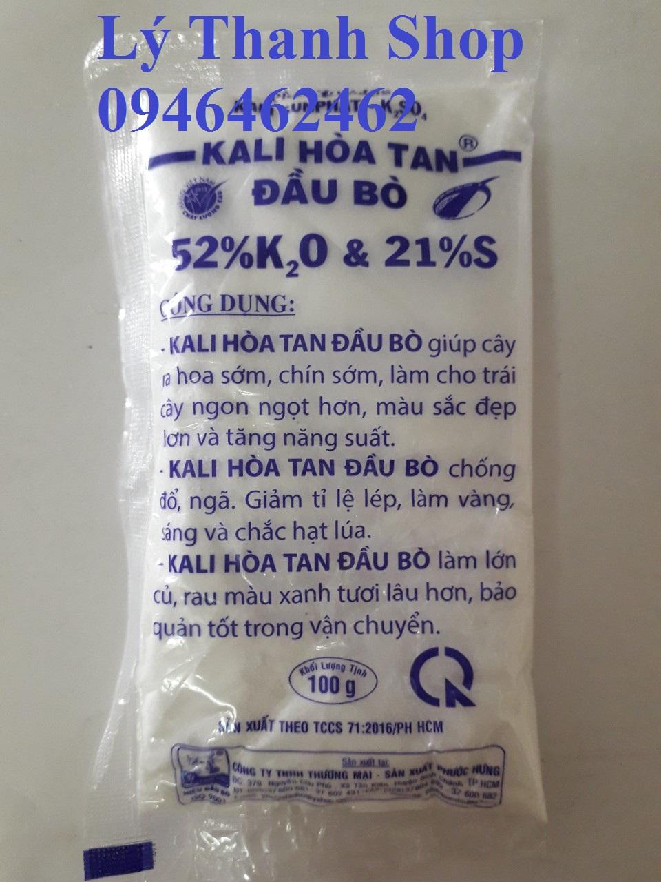 Phân Khoáng  KALI TAN ĐẦU BÒ 100G-COMBO 2 GÓI