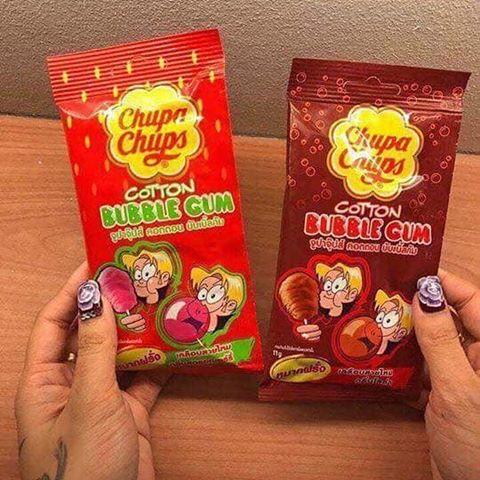 [HOT] Kẹo Bông Gòn Singgum ChupaChups  vị Coca Cola - Thái Lan