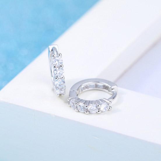 [HCM]Freeship Bông tai nạm đá zircon BHBT149