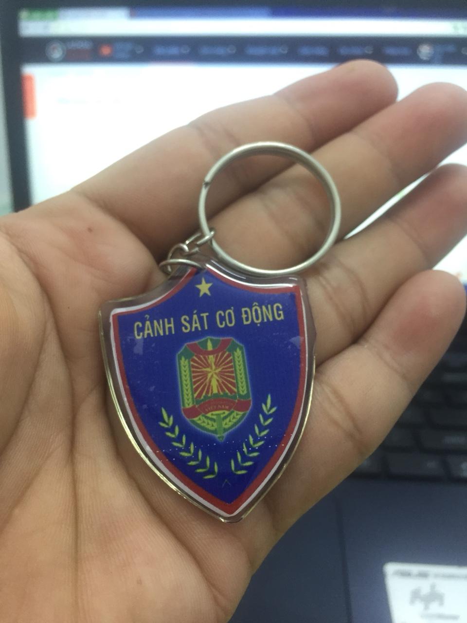 [HCM]Combo 12 Móc Khóa Chibi Công an