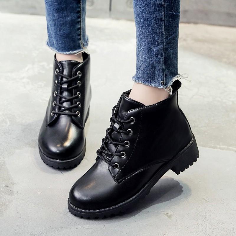 Boot nữ cao cổ đế 5cm SSV1709-GCG05