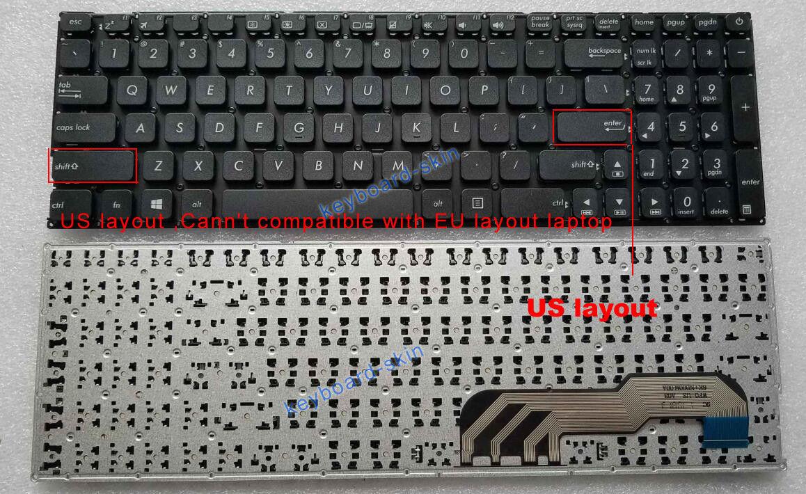 Bàn phím laptop Asus X541