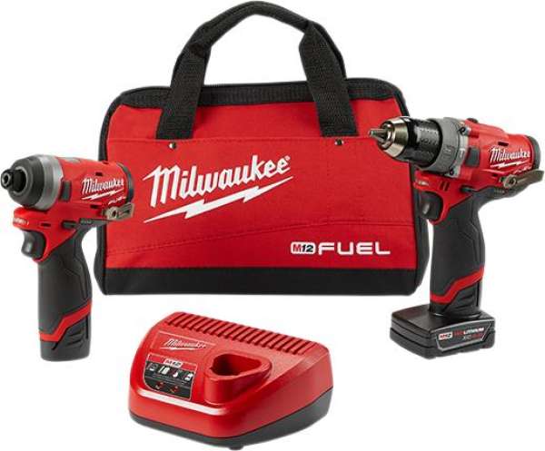 Combo máy khoan và bắn vít Milwaukee 12V 2598-22