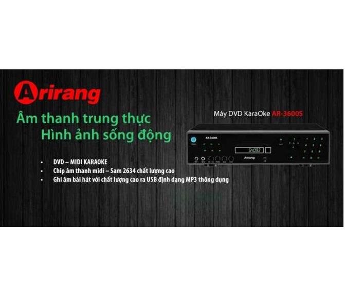 Đầu Karaoke Arirang AR 3600S (Đen)