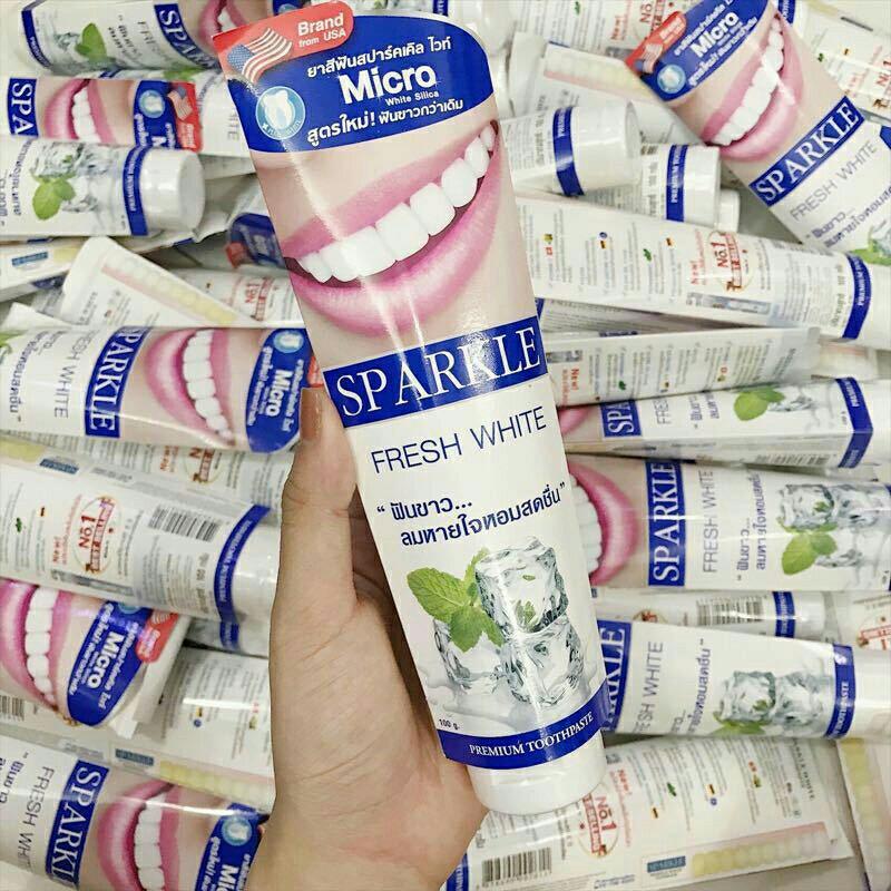 Kem đánh răng siêu trăng SPARKLE 100g Thái Lan