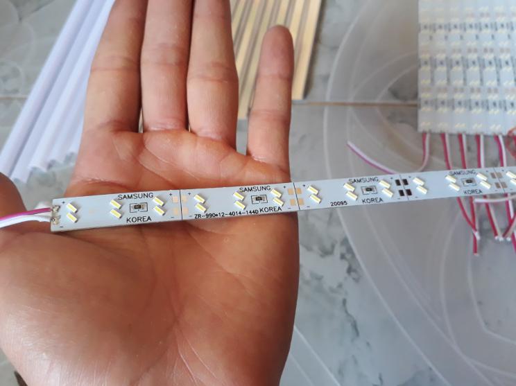 Led thanh 12V siêu sáng 144 chip led Samsung dài 1m ( COMBO 10 led thanh tặng 1)