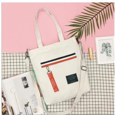 [HCM]Túi Đeo 2 Kiểu Nữ Thời Trang Hai Sọc Màu (Size 30x40 - Có Ảnh Thật)